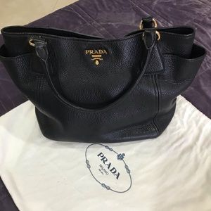 Prada 100% Authentic caviar leather bag